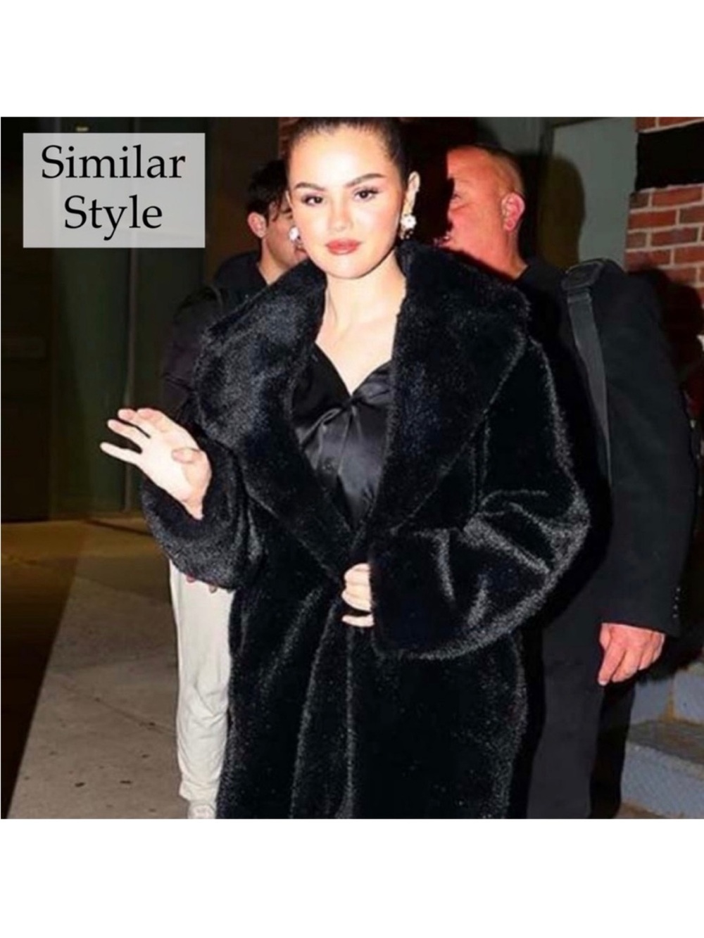 VIRAL NEW Zara faux fur coat, black, fluffy size L 
🚨FIRM PRICE NO DISCOUNT - Picture 16 of 16
